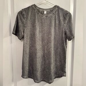 Lululemon Love Crew T-Shirt Summit Wash Graphite Grey